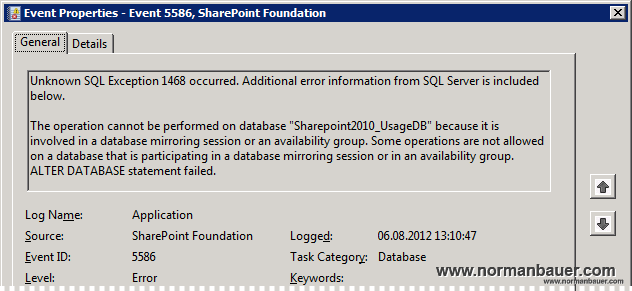 Error while running SharePoint 2010 Products Configuration Wizard