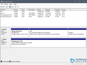 Windows 10 Disk Management