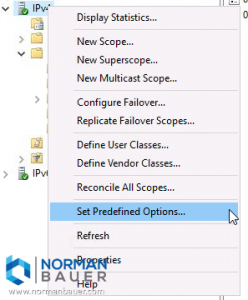 Windows Dhcp Server Set Predefined Options